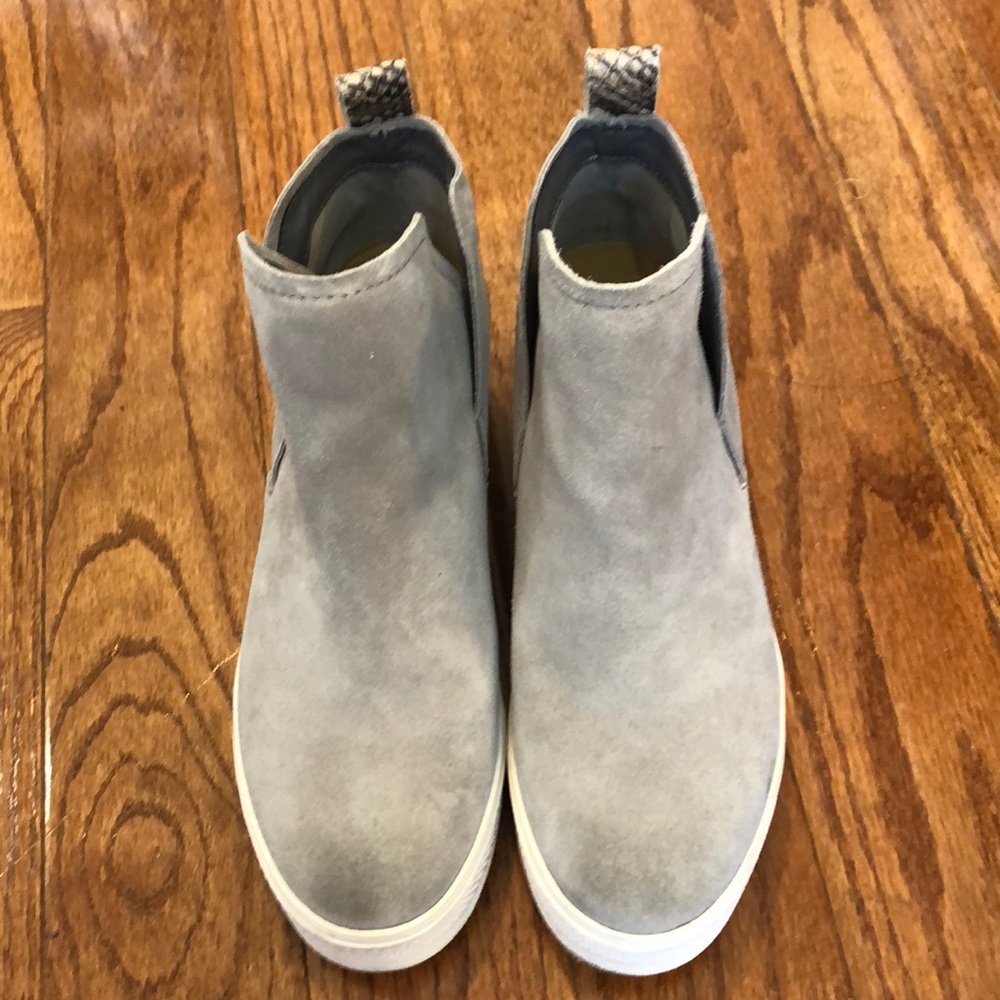 Grey Suede dolce vita booties